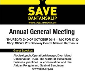 Save Bantamsklip AGM 2nd October 2014 17:00 for 17:30 